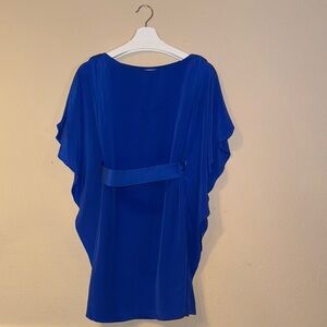 Suzi Chin for Maggy Boutique Royal Blue Dress Silk